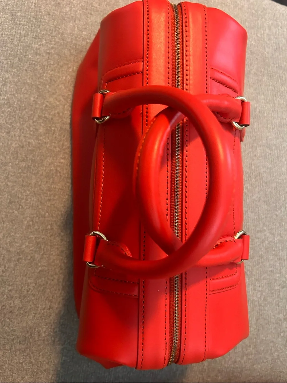 Talbots Red Leather Top-Handle Satchel